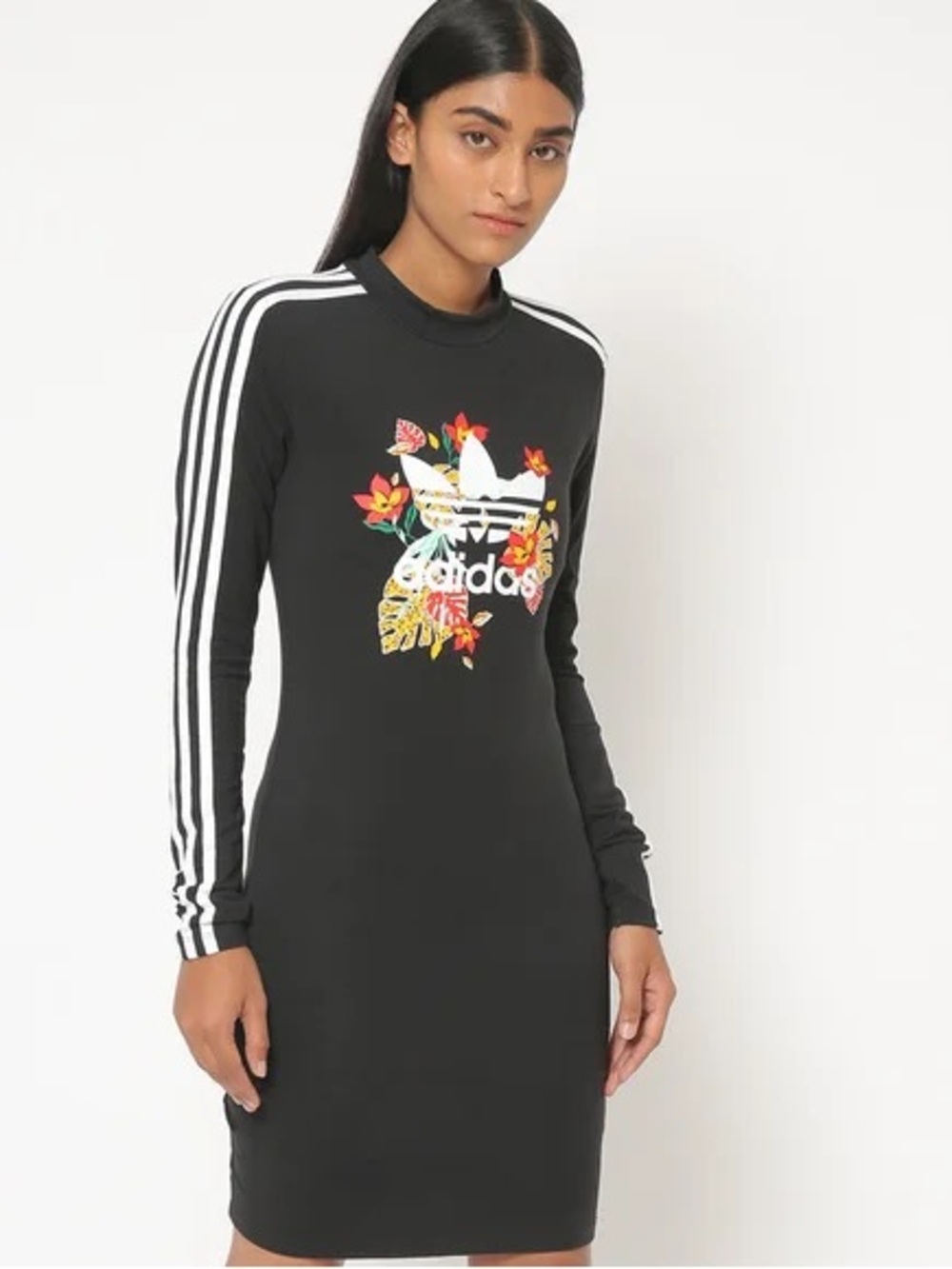 Adidas Originals x HER Studio London Limited-Edition Floral Trefoil Dress – M
